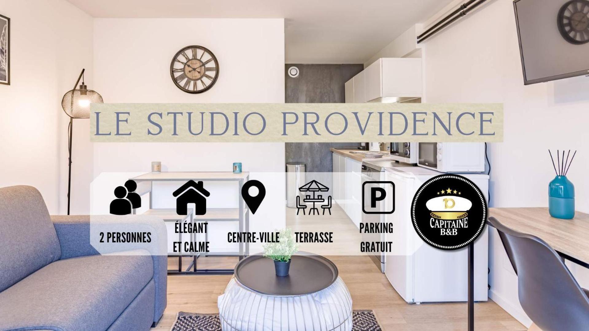 Le Studio Providence - Parking Prive - Terrasse Troyes Exterior foto